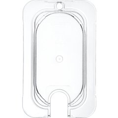 10337U07 StorPlus™ Polycarbonate Notched Universal Lid 1/9 Size - Clear