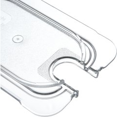 10337U07 StorPlus™ Polycarbonate Notched Universal Lid 1/9 Size - Clear