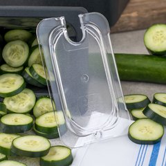 10337U07 StorPlus™ Polycarbonate Notched Universal Lid 1/9 Size - Clear