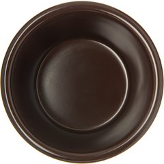 S28769 Melamine Fluted Bowl Ramekin 4 oz - Chocolate