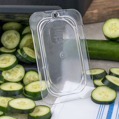 10336U07 StorPlus™ Polycarbonate Flat Universal Lid 1/9 Size - Clear