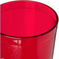 52243550H Stackable™ SAN Plastic Tumbler 24 oz - Coke - Ruby