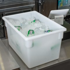 1064402 StorPlus™ Polyethylene Food Storage Container 21.5 gal - White