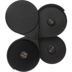 GR0903 3-Tier Glass Rimmer 7-7/8", , 2-15/16" - Black