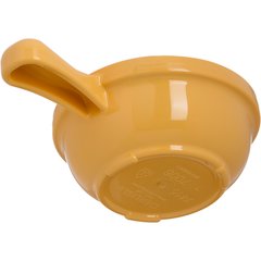 700622 Handled Soup Bowl 8 oz, 4-5/8" - Honey Yellow