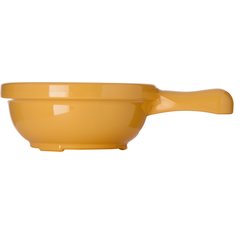700622 Handled Soup Bowl 8 oz, 4-5/8" - Honey Yellow