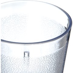 5529-8107 Stackable™ Old Fashion SAN Plastic Tumbler 9 oz - Cash & Carry (6/pk) - Clear