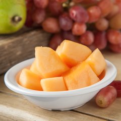 KL80502 Kingline™ Melamine Rimmed Fruit Bowl 4.75 oz - White