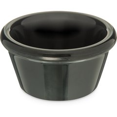 S85203 Melamine Smooth Ramekin 2 oz - Black