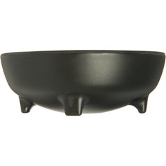 087803 Melamine Molcajete Bowl Ramekin 8 oz - Black