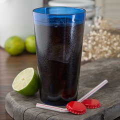 521647 Stackable™ SAN Plastic Tumbler 16 oz - Royal Blue