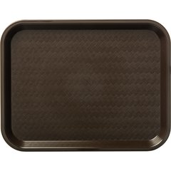 CT101469 Cafe® Fast Food Cafeteria Tray 10" x 14" - Chocolate