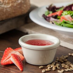 S85242 Melamine Smooth Ramekin 2 oz - Bone