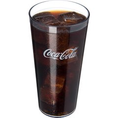 52243550G Stackable™ SAN Plastic Tumbler 24 oz - Coke - Clear