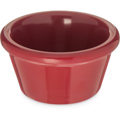 S85258 Melamine Smooth Ramekin 2 oz - Roma Red