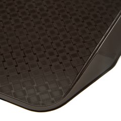 CT121769 Cafe® Fast Food Cafeteria Tray with Handles 12" x 17" - Chocolate
