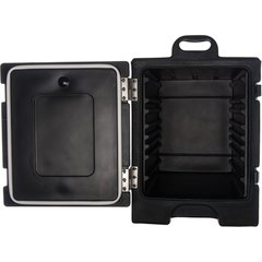 PC300N03 Cateraide™ Insulated Front Loading Food Pan Carrier 5 Pan Capacity - Black