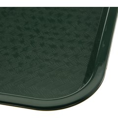 CT121608 Cafe® Fast Food Cafeteria Tray 12" x 16" - Forest Green