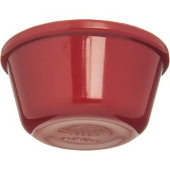 S28058 Melamine Smooth Ramekin 3 oz - Roma Red