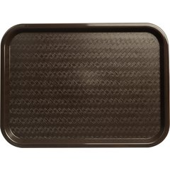 CT121669 Cafe® Fast Food Cafeteria Tray 12" x 16" - Chocolate