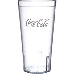 52203550A Coca-Cola® Stackable™ SAN Plastic Tumbler 20 oz - Coke - Clear