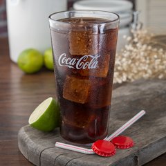 52203550A Coca-Cola® Stackable™ SAN Plastic Tumbler 20 oz - Coke - Clear