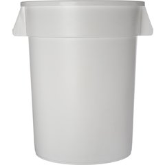 34103202 Bronco™ Round Waste Bin Trash Container 32 Gallon - White