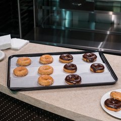 2618FGQ004 Glasteel™ Tray Display/Bakery 17.9" x 25.6" - Black