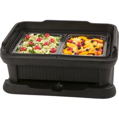 XT140003 Cateraide™ Slide 'N Seal™ Top Loader 4" - Black