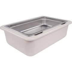 CM104202 Coldmaster® 6" Deep Full-Size Coldpan 20 qt - White