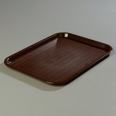 CT121669 Cafe® Fast Food Cafeteria Tray 12" x 16" - Chocolate