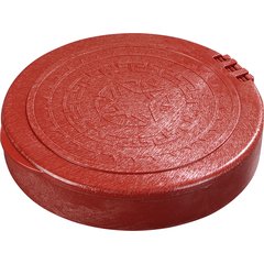 071029 Hinged Tortilla Server 7" / 1" - Terra Cotta