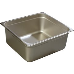 607236 DuraPan™ Light Gauge Stainless Steel Steam Table Hotel Pan 2/3 Size, 6" Deep
