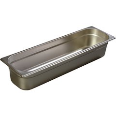 60700HL4 DuraPan™ Light Gauge Stainless Steel Steam Table Long Hotel Pan Long 1/2 Size, 4" Deep