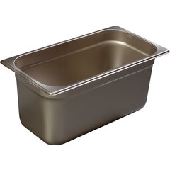 607136 DuraPan™ Light Gauge Stainless Steel Steam Table Hotel Pan 1/3 Size, 6" Deep
