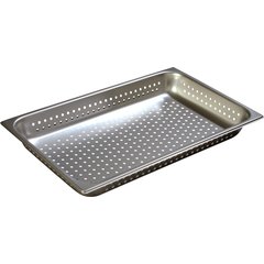 607002P DuraPan™ Light Gauge Stainless Steel Perforated Steam Table Hotel Pan Full-Size, 2.5" Deep