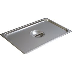 607000C DuraPan™ Stainless Steel Steam Table Hotel Pan Handled Cover Full-Size