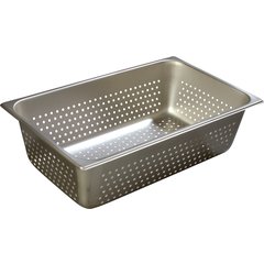 607006P DuraPan™ Light Gauge Stainless Steel Perforated Steam Table Hotel Pan Full-Size, 6" Deep