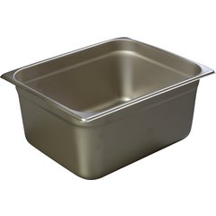 607126 DuraPan™ Light Gauge Stainless Steel Steam Table Hotel Pan 1/2 Size, 6" Deep