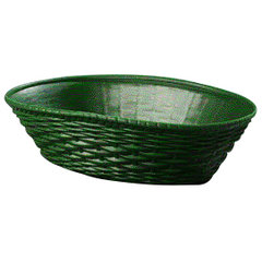 650409 WeaveWear™ Oval Basket 9" x 6" - Green