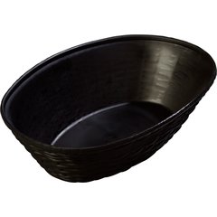 650403 WeaveWear™ Oval Basket 9" x 6" - Black
