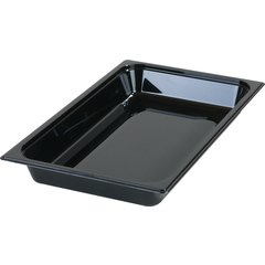 10200B03 StorPlus™ Polycarbonate Food Pan Full-Size, 2.5" Deep - Black