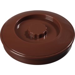 047528 Tortilla Server w/Lid 7-1/4" / 1-15/16" - Lennox Brown