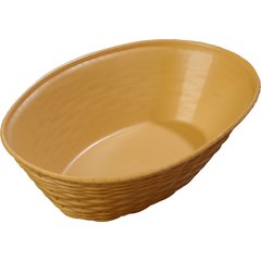 650467 WeaveWear™ Oval Basket 9" x 6" - Straw