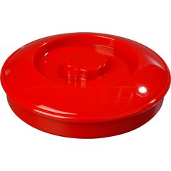 047005 Tortilla Server w/Lid 7-1/4" / 1-15/16" - Red