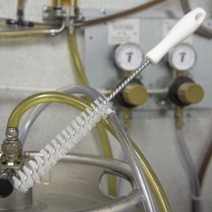 4018002 Sparta® Spectrum® Valve & Fitting Straight Brush 15" Long/1" D - White