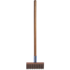 36372500 Oven Grill Brush & Scraper with Handle 30" - Natural
