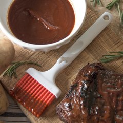 4040505 Sparta® Silicone Basting Brush 3" - Red