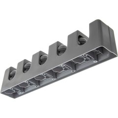 4073700 Roll 'N Grip™ 16.5" Roll ’N Grip Plus Broom & Brush Holder 16.5" - Gray