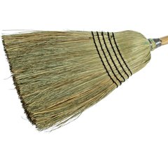 4135067 5-Stitch Warehouse/Janitor (#29) - Blended Corn Broom 56" - Natural